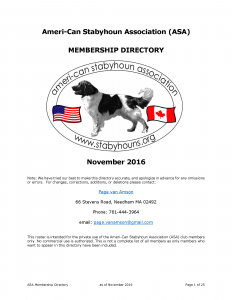 ASA Member directory